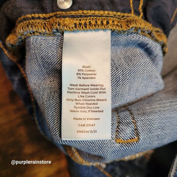 Talbots Jeans 18 WP Everyday Relaxed High Rise Medium Dark Wash Stretch Denim - Picture 4 of 10